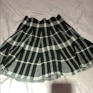 Plaid mini skirt